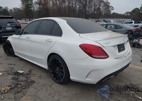 2017 Mercedes-Benz C 300 Sport from USA, damaged, VIN 55SWF4JB3HU214508